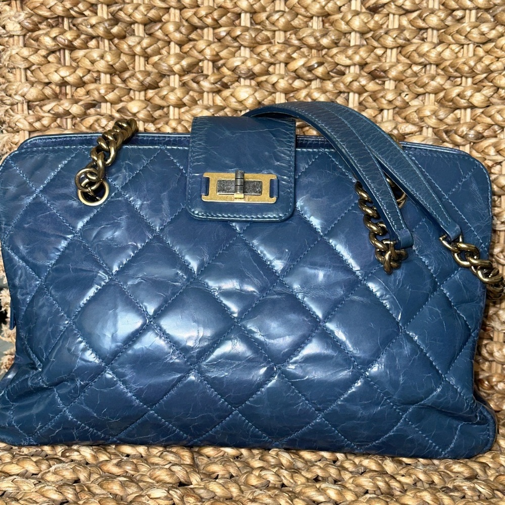 Chanel Crinkled‎ Quilted Leather Shoulder Bag
